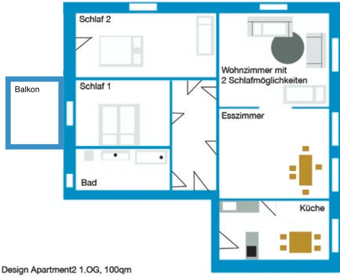 Design Apartments "Hier War Goethe Nie" Ваймар Стая снимка